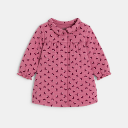 فستان زهري قطني فاخر وليجنز...